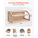 VEVOR Wooden Hamster Cage Habitat 32 in Mice Rodents Hutch Small Animals Cage