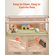 VEVOR Wooden Hamster Cage Habitat 48 in Mice Rodents Hutch Small Animals Cage