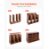 VEVOR Wooden Literature Organizer 27 Διαμερισμάτων Αφαιρούμενα Ράφια Σκούρο Καφέ