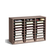 VEVOR Wooden Literature Organizer 27 Διαμερισμάτων Αφαιρούμενα Ράφια Μαύρο-Γκρι