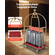 VEVOR Hotel Luggage Cart 1100 LBS Stainless Steel Bellman&#039;s Cart Curved Uprights