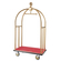 VEVOR Hotel Luggage Cart 1100 LBS Stainless Steel Bellman&#039;s Cart Curved Uprights