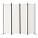 VEVOR Room Divider 4-Panel Πτυσσόμενη οθόνη Privacy Fabric partition Office Λευκό