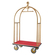 VEVOR Hotel Luggage Cart 1500 LBS Stainless Steel Bellman&#039;s Cart Curved Uprights