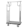 VEVOR Hotel Luggage Cart 800 LBS Brushed Stainless Steel Finish Bellman&#039;s Cart