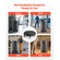 VEVOR 2 Packs Στρογγυλός Κάδος Απορριμμάτων Dolly Fit 20, 32, 44, 55 Galbage Container