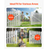 VEVOR Chain Link Fence Gate Fit 2-6 ft x 4 ft Garden Gate Posts Δεν περιλαμβάνονται