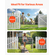 VEVOR Chain Link Fence Gate Fit 2,2-6 ft x 6 ft Garden Gate Posts Δεν περιλαμβάνονται