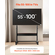 Βάση τηλεόρασης VEVOR Rolling TV Cart για φορητή τηλεόραση, χωρητικότητα έως 90 κιλά για τηλεοράσεις 55-100 ιντσών
