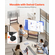Βάση τηλεόρασης VEVOR Rolling TV Cart για φορητή τηλεόραση, χωρητικότητα έως 90 κιλά για τηλεοράσεις 55-100 ιντσών