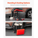 VEVOR Mechanic Stool Rolling Seat Work 300 lbs Load Seat/Step Stool with Wheels