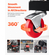 VEVOR Mechanic Stool Rolling Seat Work 300 lbs Load Seat/Step Stool with Wheels