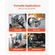 VEVOR 8 σε 3-Jaw Self-centring Lathe Chuck 2 1/4 in-8 Backing Plate με σπείρωμα