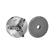 VEVOR 8 σε 3-Jaw Self-centring Lathe Chuck 2 1/4 in-8 Backing Plate με σπείρωμα
