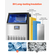 VEVOR Commercial Ice Maker Ανεξάρτητη Μηχανή Ντουλάπας 100lbs/24H 45 Ice Cubes