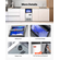 VEVOR Commercial Ice Maker Ανεξάρτητο μηχάνημα ντουλαπιών 110lbs/24H 36 Ice Cubes