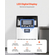 VEVOR Commercial Ice Maker Ανεξάρτητη Μηχανή Ντουλάπας 120lbs/24H 45 Ice Cubes