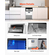 VEVOR Commercial Ice Maker Ανεξάρτητη Μηχανή Ντουλάπας 120lbs/24H 45 Ice Cubes
