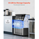 VEVOR Commercial Ice Maker Ανεξάρτητη Μηχανή Ντουλάπας 130lbs/24H 45 Ice Cubes