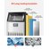 VEVOR Commercial Ice Maker Ανεξάρτητη Μηχανή Ντουλάπας 130lbs/24H 45 Ice Cubes
