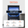 VEVOR Commercial Ice Maker Ανεξάρτητη Μηχανή Ντουλάπας 80lbs/24H 36 Ice Cubes