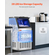 VEVOR Commercial Ice Maker Ανεξάρτητη Μηχανή Ντουλάπας 80lbs/24H 36 Ice Cubes