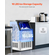 VEVOR Commercial Ice Maker Ανεξάρτητη Μηχανή Ντουλάπας 100lbs/24H 36 Ice Cubes