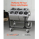 Βάση κινητήρα VEVOR 750LBS/340KG Motor Hoist Dolly με 4-Caster Heavy-Duty Steel