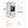 VEVOR 20 Lbs/Min Ice Dispenser 180 Lbs Storage Capacity Ice Bin for Ice Maker