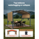 VEVOR 10x10 ft Outdoor Retractable Pergola with Canopy Toxed Top Metal Pergola