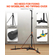 VEVOR Heavy Duty Punching Bag Πλαίσιο Boxing Fitness Stand Ατσάλινο ρυθμιζόμενο ύψος