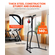VEVOR 2 σε 1 Πλαίσιο βαρέως τύπου τσάντα του μποξ Boxing Punching Fitness Stand Steel