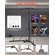 VEVOR 2 σε 1 Πλαίσιο βαρέως τύπου τσάντα του μποξ Boxing Punching Fitness Stand Steel