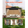 VEVOR Κουρτίνα Κιόσκι Privacy 10&#039; x 10&#039; x 6,7&#039; Αδιάβροχες Κουρτίνες Κιόσκι Χακί