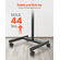 Βάση τηλεόρασης VEVOR Rolling TV Cart για φορητή τηλεόραση, χωρητικότητας έως και 24 κιλών για οθόνες 17-55 ιντσών