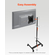 Βάση τηλεόρασης VEVOR Rolling TV Cart για φορητή τηλεόραση, χωρητικότητας έως και 24 κιλών για οθόνες 17-55 ιντσών