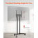 Βάση τηλεόρασης VEVOR Rolling TV Cart για φορητή τηλεόραση, χωρητικότητα έως 88 λίβρες για οθόνες 32-65 ιντσών