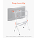 Βάση τηλεόρασης VEVOR Rolling TV Cart για φορητή τηλεόραση, χωρητικότητα έως 198 λίβρες για οθόνες 35-100 ιντσών