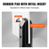 VEVOR Glass Clamp 4 ΤΕΜ. Τετράγωνο στήριγμα κιγκλιδώματος για 0,31 "-0,47" Γυάλινο μαύρο