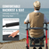 VEVOR Rollator Walker για ηλικιωμένους και ενήλικες, Ελαφρύς αναδιπλούμενος περιπατητής από αλουμίνιο με ρυθμιζόμενο κάθισμα και λαβή, περιπατητής περιπάτου για εξωτερική κινητικότητα με τροχούς παντός εδάφους 8 ιντσών, χωρητικότητα 300LBS