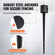 VEVOR Fence Post Anchor Ground Spike, 8 πακέτο 36 x 4 x 4 ίντσες εξωτερική διάμετρος (εσωτερική διάμετρος 3,5 x 3,5 ίντσες), μεταλλική μαύρη σκόνη με επίστρωση πάσσαλου, για κιγκλίδωμα κήπου κατάστρωμα γραμματοκιβωτίου