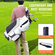 VEVOR 36" τσάντα για καλάθι γκολφ 14 κατευθύνσεων Organizer Divider Top 13 τσέπες Λευκό νάιλον