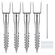 VEVOR No Dig Ground Anchor, 4 Pack 3,94 x 2,76 x 27,56 in DIY Screw in Post Stake, Περιλαμβάνει 6 Lag Bots & μια ράβδο, βαρέως τύπου ατσάλινη βάση στήριξης, ιδανική για στύλους γραμματοκιβωτίου και στύλους φράχτη