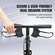 VEVOR Folding Knee Scooter, Αλουμινένιο Steerable Knee Walker με ρυθμιζόμενο ύψος τιμόνι & επιγονατίδα, τροχοί παντός εδάφους 12", Διπλά φρένα, Scooter ανάκτησης ποδιών για τραυματισμούς στον αστράγαλο, 350LBS