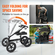 VEVOR Folding Knee Scooter, Αλουμινένιο Steerable Knee Walker με ρυθμιζόμενο ύψος τιμόνι & επιγονατίδα, τροχοί παντός εδάφους 12", Διπλά φρένα, Scooter ανάκτησης ποδιών για τραυματισμούς στον αστράγαλο, 350LBS