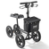 VEVOR Folding Knee Scooter, Αλουμινένιο Steerable Knee Walker με ρυθμιζόμενο ύψος τιμόνι & επιγονατίδα, τροχοί παντός εδάφους 12", Διπλά φρένα, Scooter ανάκτησης ποδιών για τραυματισμούς στον αστράγαλο, 350LBS