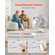 VEVOR Baby Swing για Βρέφη 3 Ταχύτητες 3 Θέσεις Καθισμάτων Τηλεχειριστήριο Bluetooth