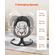 VEVOR Baby Swing για βρέφη 5 ταχυτήτων 3 θέσεων καθισμάτων Τηλεχειριστήριο Bluetooth