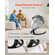 VEVOR Baby Swing για βρέφη 5 ταχυτήτων 3 θέσεων καθισμάτων Τηλεχειριστήριο Bluetooth