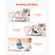 VEVOR Baby Play Gym Mat Tummy Time Activity Mat με 6 Sensory Toy 35,0" x 35,0